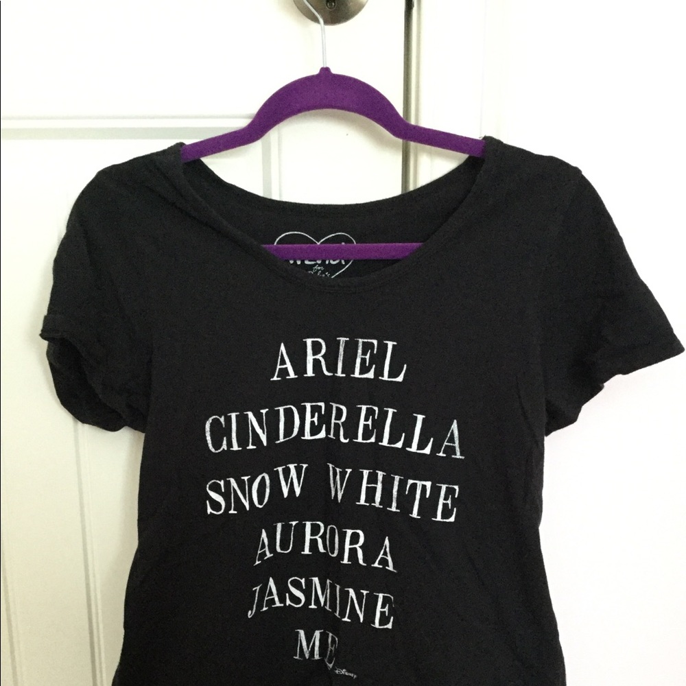 Black graphic Disney tee